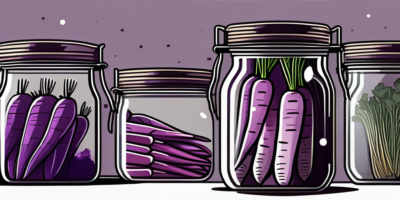 Cosmic purple carrots being stored in a cool
