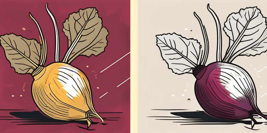 Two different types of beets