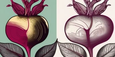 Ruby queen beets and touchstone gold beets side-by-side