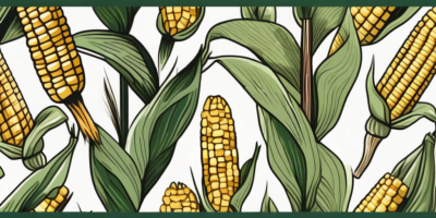 Several different types of corn cobs