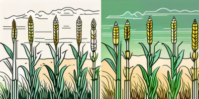 A lush cornfield in tennessee with detailed honey select corn plants at different stages of growth