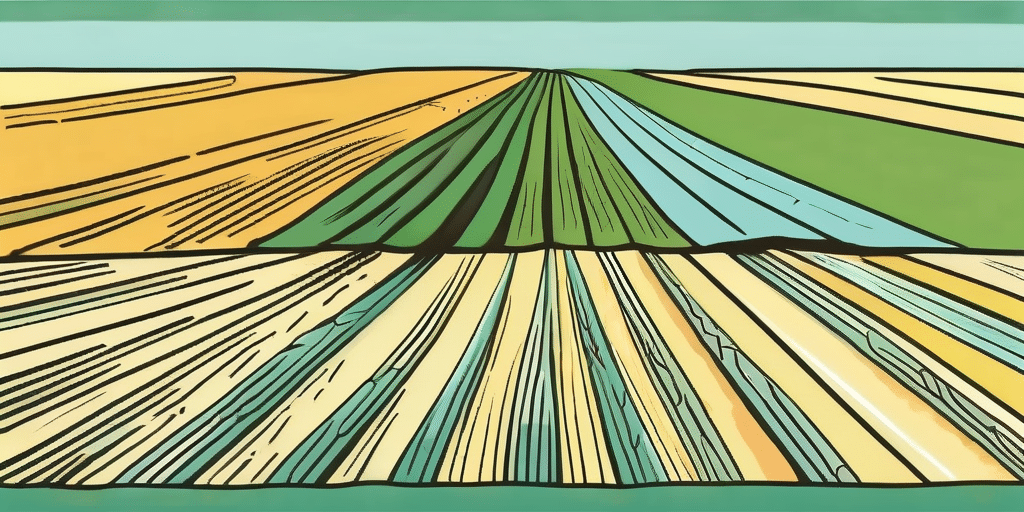A vibrant corn field in kansas with different stages of corn growth