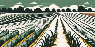 Lush cornfields in mississippi during planting season