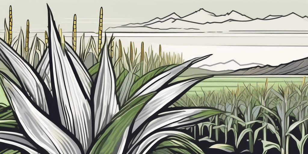 Lush silver king corn plants thriving in a hawaiian landscape