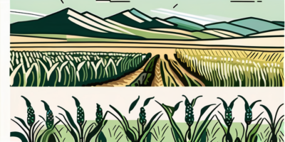 A lush cornfield in montana with close-ups of trinity corn