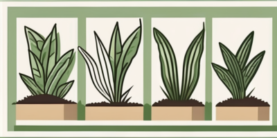 Trinity corn plants in different stages of growth