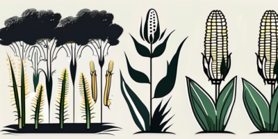 Different stages of corn growth in zones 5a and 5b