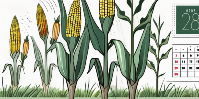 Trinity corn plants in different growth stages