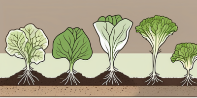 Various stages of lettuce growth in ohio's climate