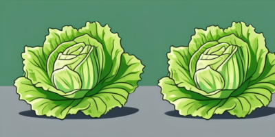 Two different types of lettuce