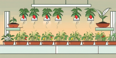 A variety of pepper plants at different stages of growth