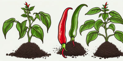 Thai dragon pepper plants at various stages of growth