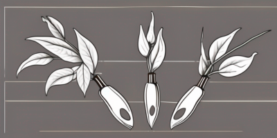 Thai dragon peppers at different stages of growth on a plant