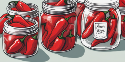 A variety of fresno peppers in different stages of preservation