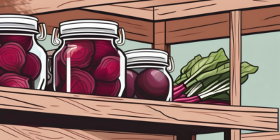 Freshly harvested early wonder beets being stored in a rustic wooden crate