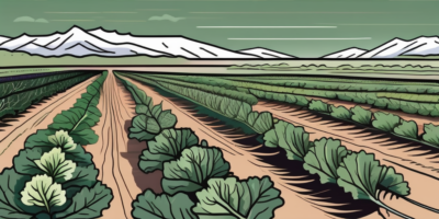 Winterbor kale plants thriving in an oregon landscape