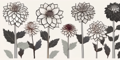 Various types of dahlia flowers thriving in different geographical zones