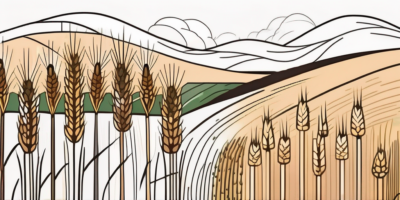 Different stages of wheat growth