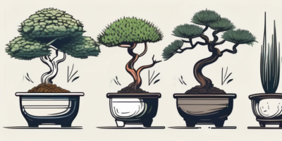 A small bonsai tree in a pot