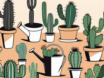 Various types of cacti