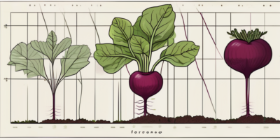 Forono beets being planted in a garden