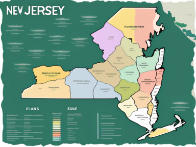 A detailed map of new jersey